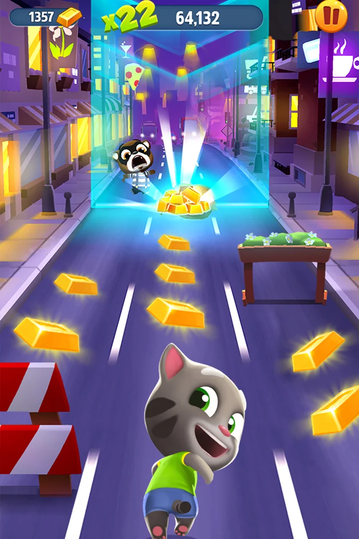 【安卓】汤姆猫跑酷v7.4.1_无限资源